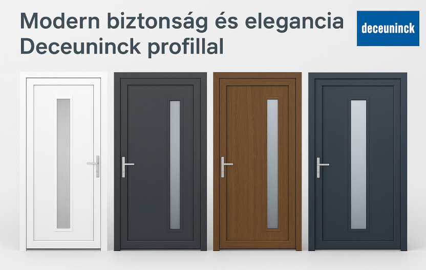 Modern biztonság és elegancia Deceunick profillal Modern biztonság és elegancia Deceunick profillal